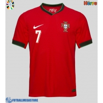 Fotballdrakt Herre Portugal Cristiano Ronaldo #7 Hjemmedrakt EM 2024 Kortermet